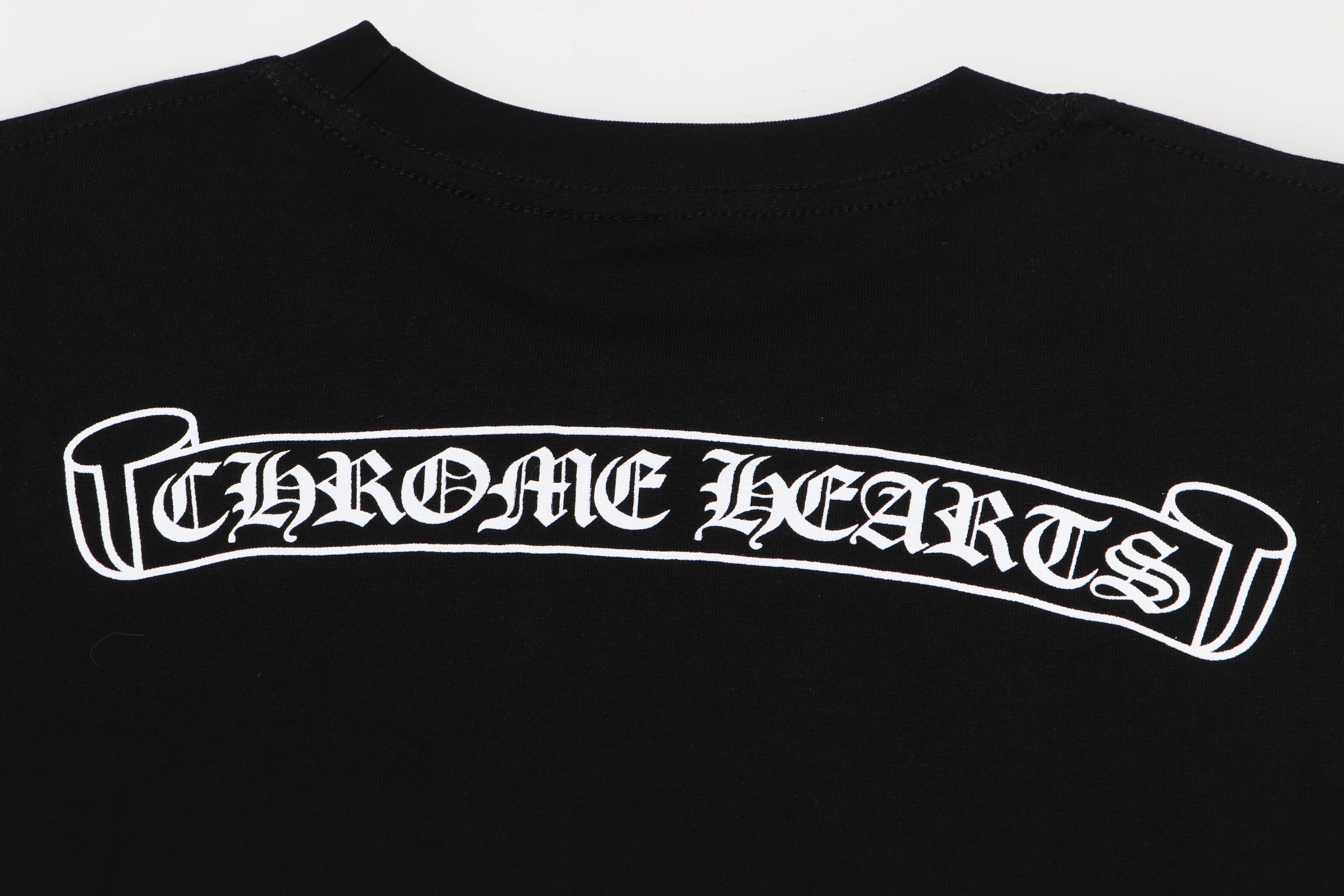 CHROME-HEARTS Men's Long-Sleeve T-shirt Sweatshirt K8015